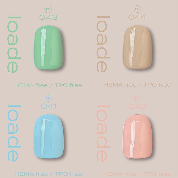 loade ロアデ カラージェル 4g m035〜044 セット : ネイルショップ