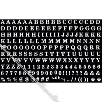 Amaily アメイリー ネイルシール No 4 3 アルファベットシリーズ 大文字白 ネイルショップキャラカ 通販 Yahoo ショッピング