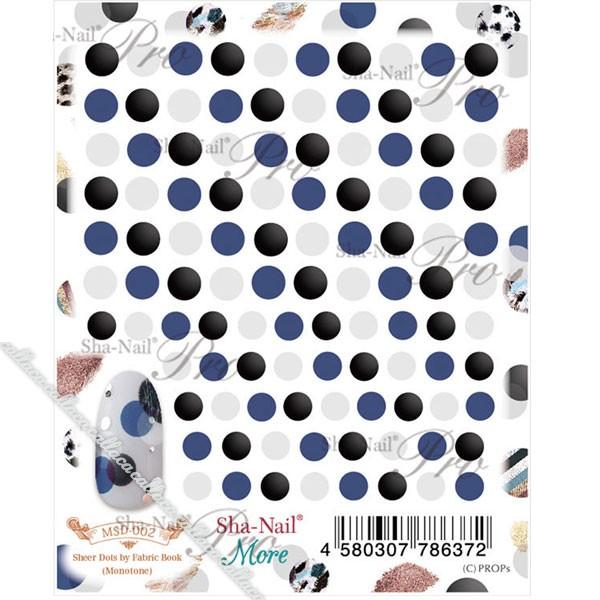 写ネイル写ネイルMore Sheer Dots by Fabric Book Monotone