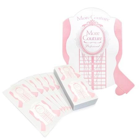 More Couture モアクチュール ネイルフォーム ピンク 100枚 : ネイル