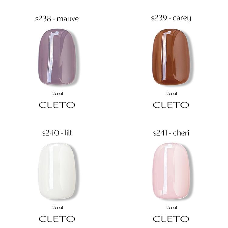 CLETO クレト カラージェル 2.7g 全20色 s230〜s249 単品 : ネイル