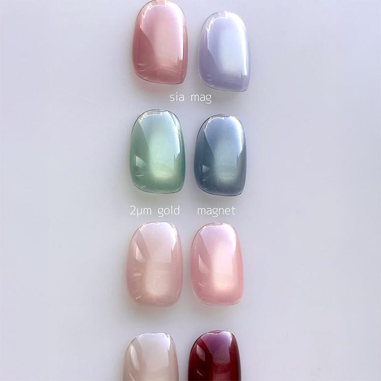 cleto sia mag 8色セット CLETO クレト シアマグ sia mag ボトルタイプ 7g 全8色 2μm : ネイル