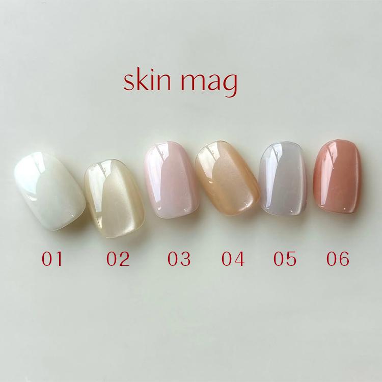 CLETO Skin mag 6色セット クレト スキンマグ CLETO クレト スキンマグ skin mag 全6色 : ネイルショップキャラカ