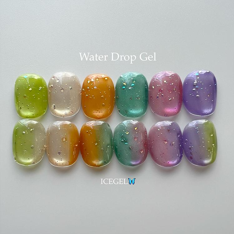 ICEGEL ウォータードロップジェル 3 トロピカルシリーズ 6色セット 当日発送可】ICE GEL アイスジェル ウォータードロップ トロピカル 3g