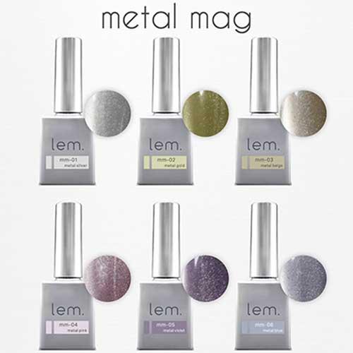 lem. l mag レム メタルマグ 6色セット lem.レム メタルマグジェル 7g 全6色mm-01〜06 : ネイルショップ