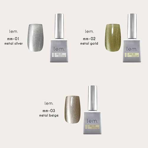 lem.レム メタルマグジェル 7g 全6色mm-01〜06 : ネイルショップ