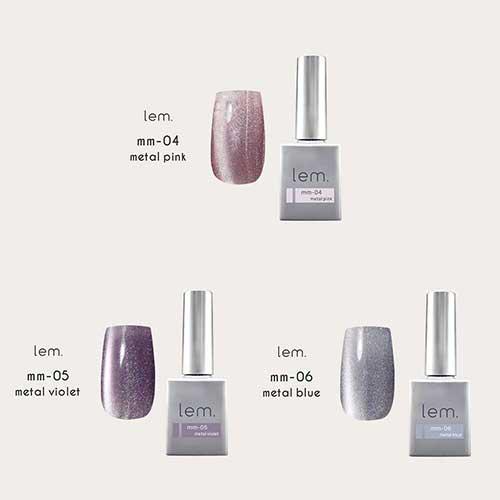 lem.レム メタルマグジェル 7g 全6色mm-01〜06 : ネイルショップ