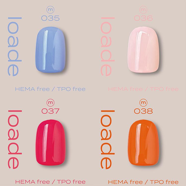 loade ロアデ カラージェル 4g m035〜044 : ネイルショップキャラカ