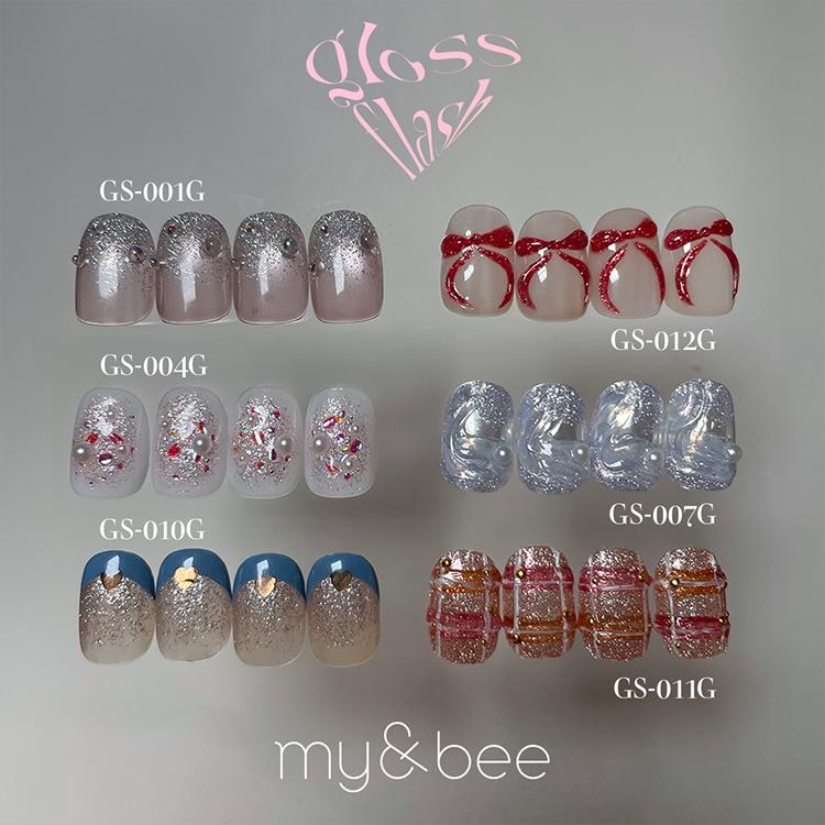 my&bee マイビー グロスフラッシュ 8ml 全12色 : ネイルショップ