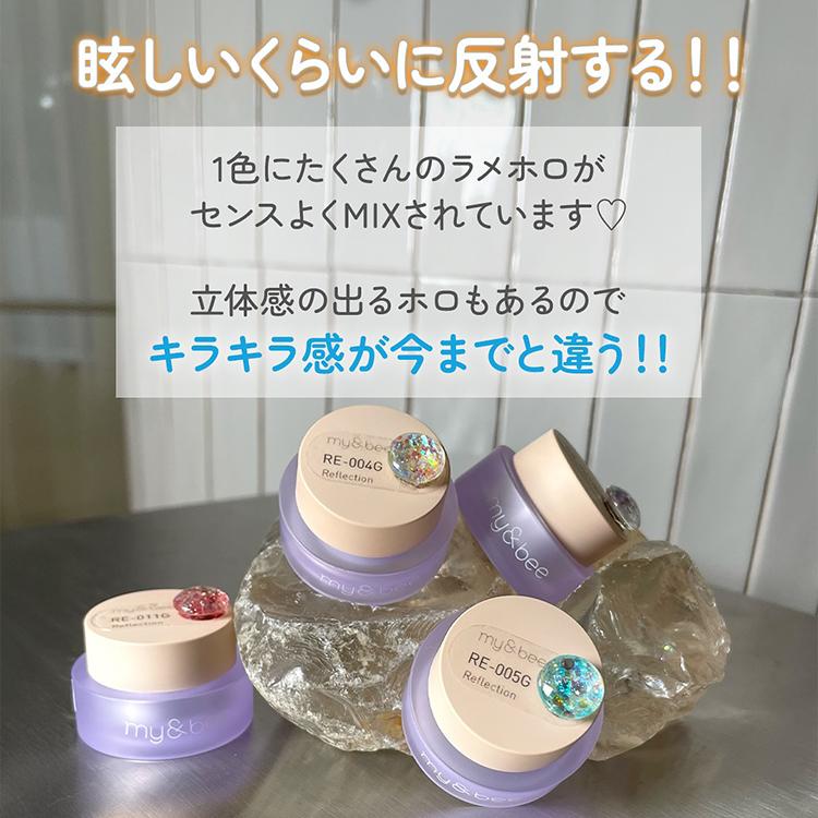 一時値下げ　my&bee マイビー リフレクション セット my&bee マイビー カラージェル リフレクションセット 2.5g 12色