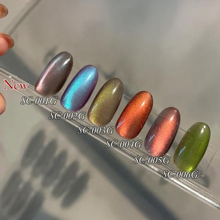 my&bee マイビー シルキーカラーマグ 8ml SC-001〜006 : ネイル