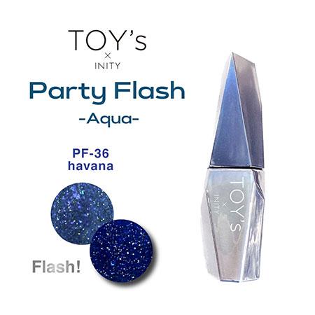 TOY's × INITY トイズバイアイニティ パーティーフラッシュ アクア