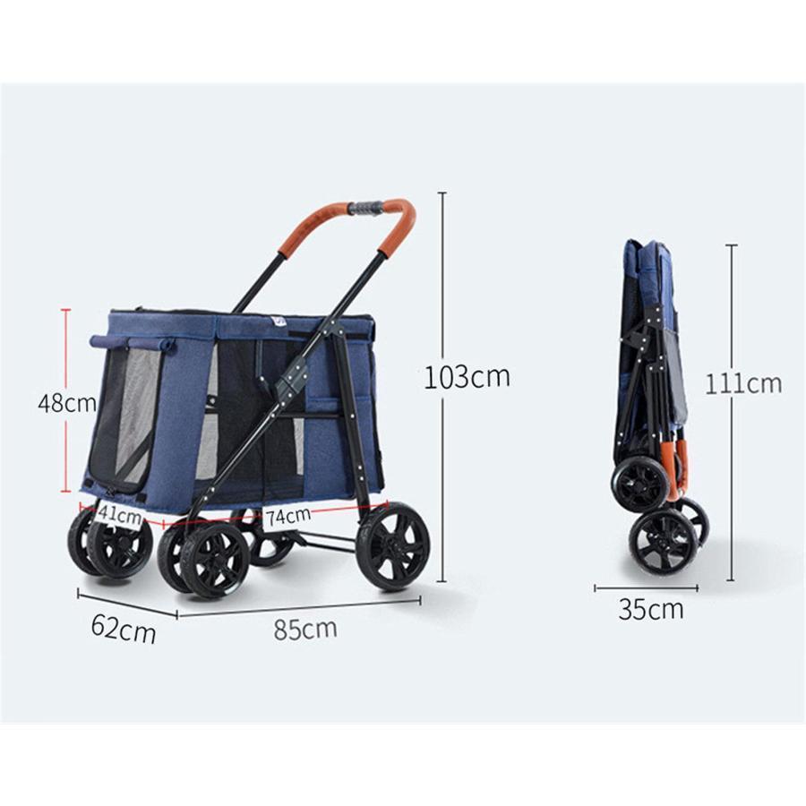 ペットカート 犬用 キャリーカート 犬用ベビーカー ペットバギー 折りたたみ式 犬 カート 猫犬兼用 360°回転 多頭用 多機能 軽量 組み立て簡単 耐荷重30kg 介護 ペットカート 犬用 キャリーカート 犬用ベビーカー ペットバギー 折りたたみ式 カート 猫犬兼用 多頭用 多機能 軽量 組み立て簡単 耐荷重30kg 介護