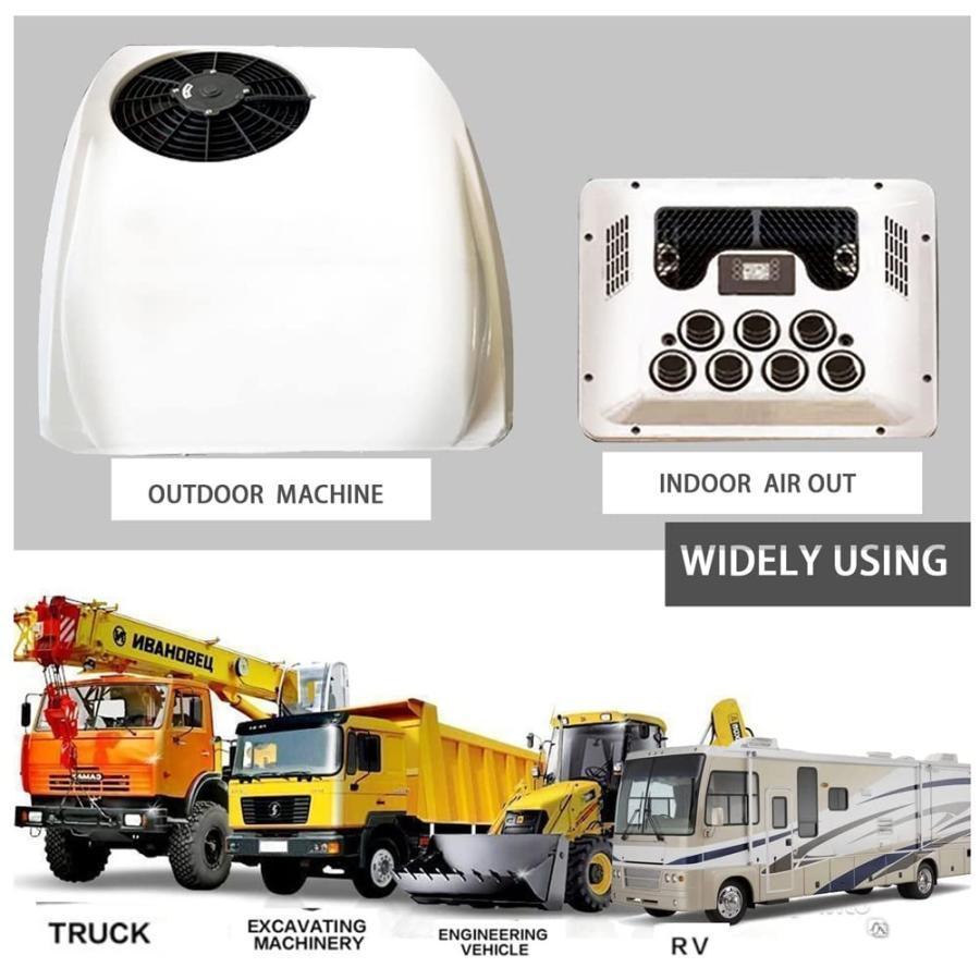 【まとめ売り】 12V DC エアコン、冷暖房機能付きルーフ エアコンは、トラック、RV、バス、掘削機、キャンピングカー、農業用車両に適用できます。 12v 【2495032966】(87403円)