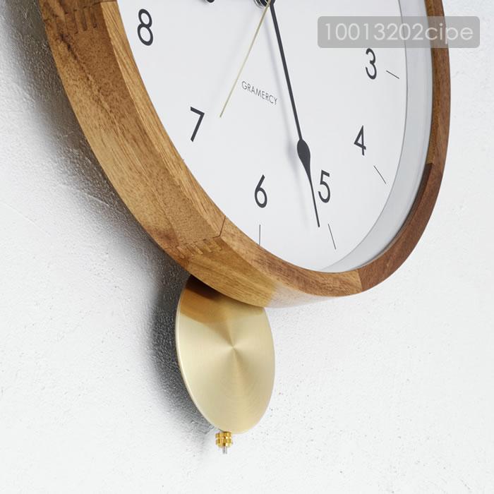 INTERFORM（インターフォルム） 振り子時計 壁掛け時計 木製 天然木