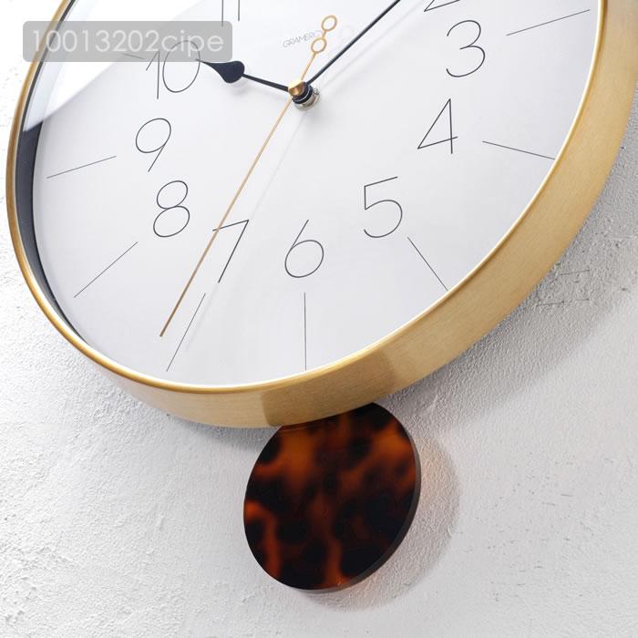 INTERFORM 特典付 振り子時計 壁掛け時計 静音 音が静か おしゃれ