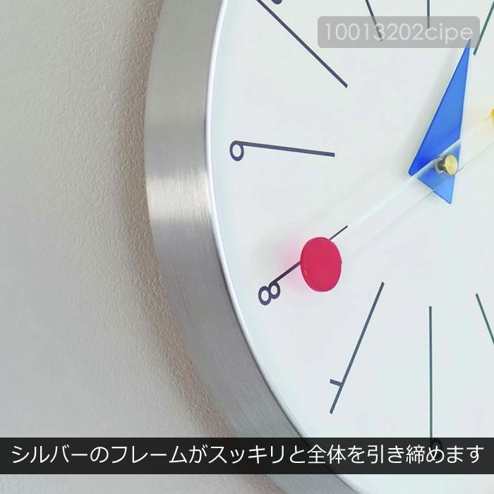 INTERFORM（インターフォルム） 特典付 壁掛け時計 北欧 おしゃれ 静音