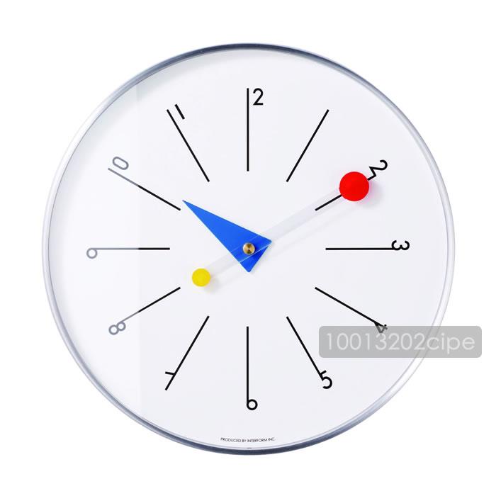 INTERFORM（インターフォルム） 特典付 壁掛け時計 北欧 おしゃれ 静音