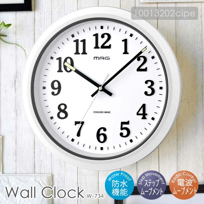 ノア精密 特典付 電波時計 壁掛け時計 おしゃれ 壁掛け 電波 時計