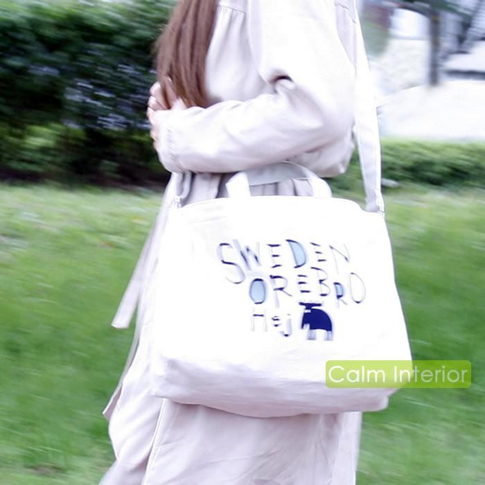 メール便 送料無料 Moz モズ キャンバス トートバッグ トート 大きめ おしゃれ かわいい マザーズバッグ レディース コットン 北欧 30 Off