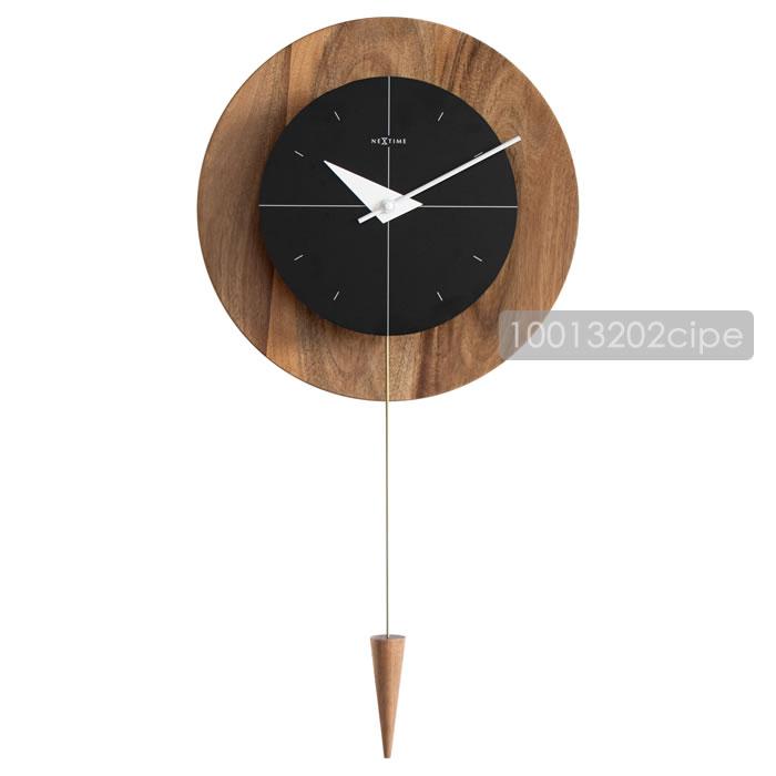 振り子時計 壁掛け時計 木製 天然木 北欧 静音 おしゃれ 壁掛け