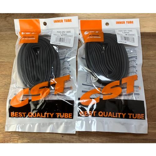 CST 共和 チューブ 700C 25-32c 仏式バルブ 2本セット 48mm or CST 共和 チューブ 700C 25-32c 仏式バルブ 2本セット 48mm or