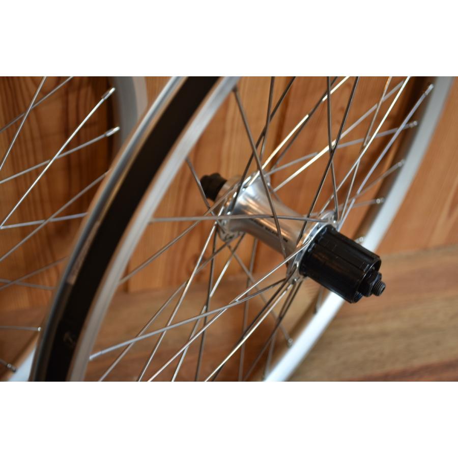 Wheel ホイール 前後セット 車輪 20インチ (406) 8/9/10段用 シルバー OLD(フロント100mm リア130mm) シマノ HB-RS300 FH-RS300 Wheel ホイール 前後セット 車輪 20インチ (406) 8/9/10段用 シルバー OLD(フロント100mm リア130mm) シマノ HB-RS300 FH-RS300