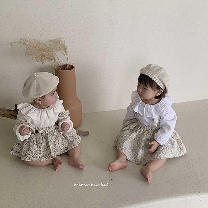 韓国 ベビー服 子供服 韓国ベビー服 サスペンダー キッズ スカート  