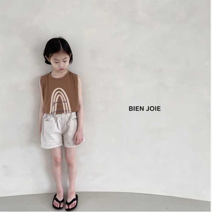 韓国子供服 tシャツ 子供服 キッズ 韓国 ナチュラル レインボー