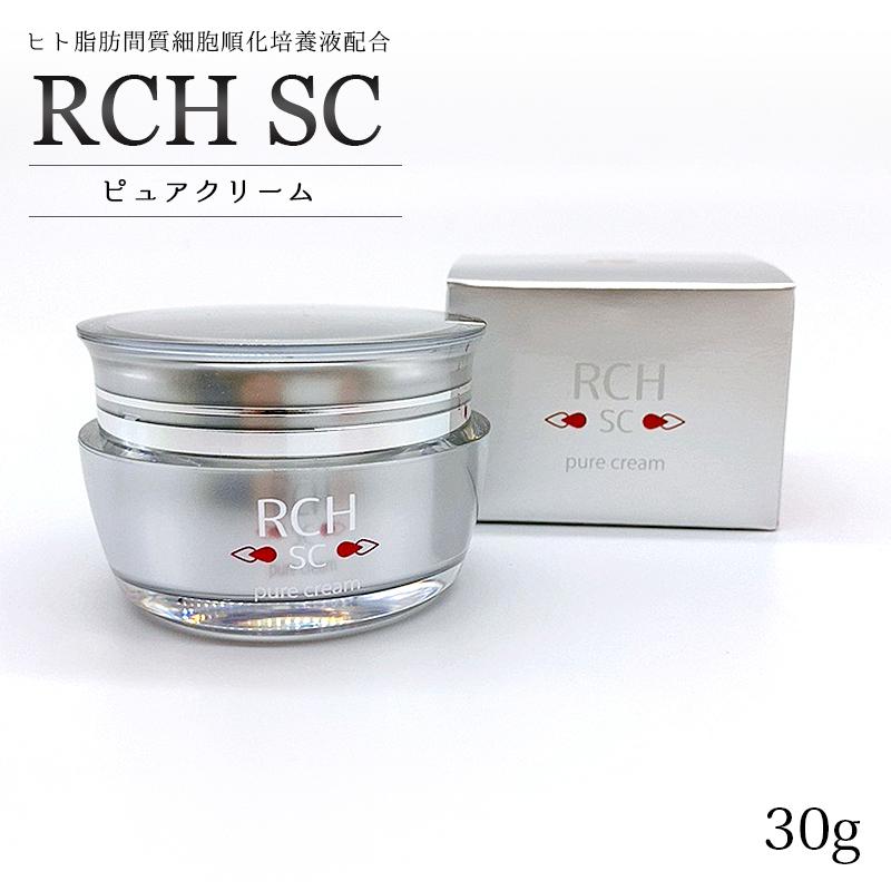 RCH SC ピュアクリーム 30g 栄養クリーム ヒト脂肪間質細胞順化培養液 ヒト幹細胞 FD粉末 幹細胞化粧品 エンチーム ヒト脂肪間質｜calmeahre