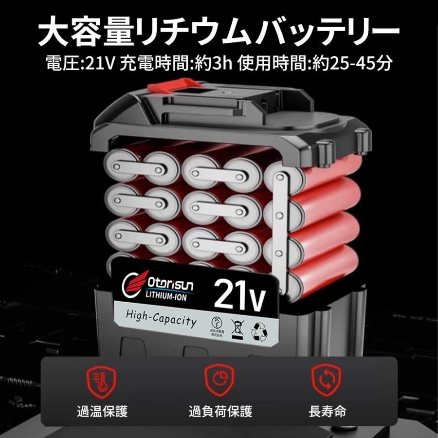 ブロワー 充電式 掃除機 送風機 マキタ18V互換バッテリー セット