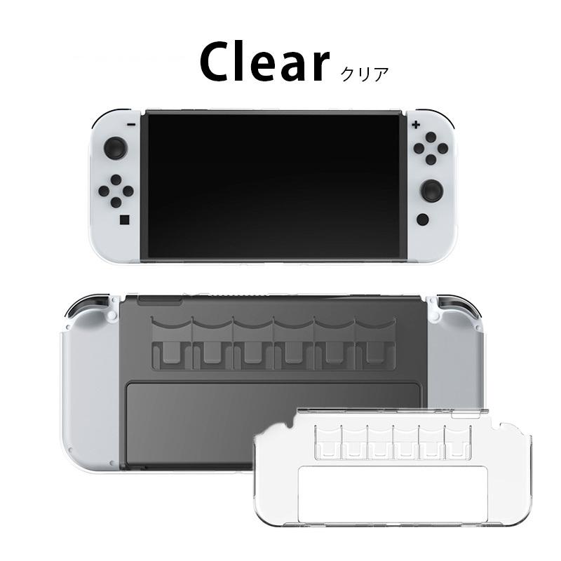 新型スイッチ ケース カバー Nintendo Switch OLED 有機ELモデル 6枚収納 保護 衝撃吸収 キズ防止 ホワイト クリア : switch-oled-case003:Calme Ahre - 通販 - Yahoo!ショッピング 新型スイッチ ケース カバー Nintendo Switch OLED 有機ELモデル 6枚収納 保護 衝撃吸収 キズ防止 ホワイト クリア : switch-oled-case003:Calme Ahre - 通販 - Yahoo!ショッピング