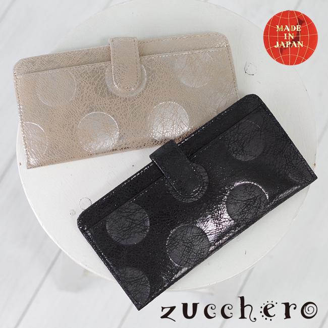 zucchero filato（ズッケロ フィラート） 薄型 長財布 レディース 本革 