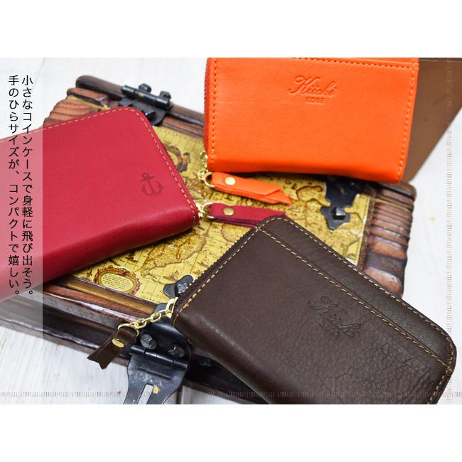 Kiichi 本革 コインケース 神戸 イカリマーク STUDIO KIICHI キイチ 黒