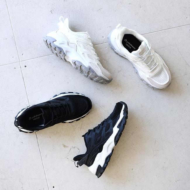 Phiten（ファイテン） スニーカー レディース 厚底 ゴム紐 履きやすい