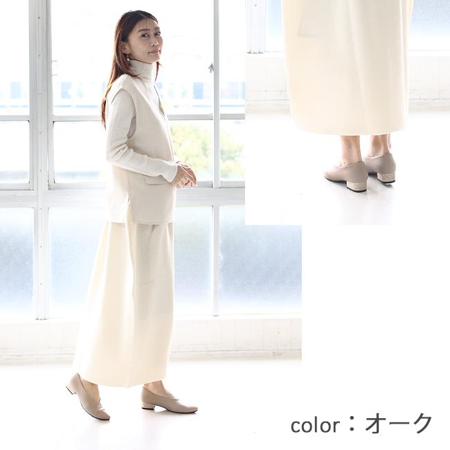 パンプス レディース スエード 痛くない シューティ 長時間 疲れない 走れる 歩きやすい チャンキー グリッター 幅広 3cm 黒 日本製 (FOO-MG-R7752)の画像