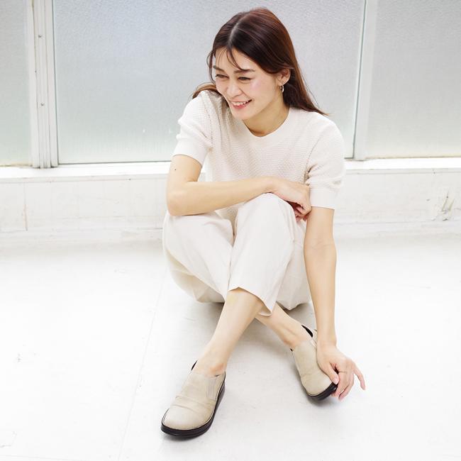 インコルジェ スリッポン 本革 日本製 コンフォートシューズ く