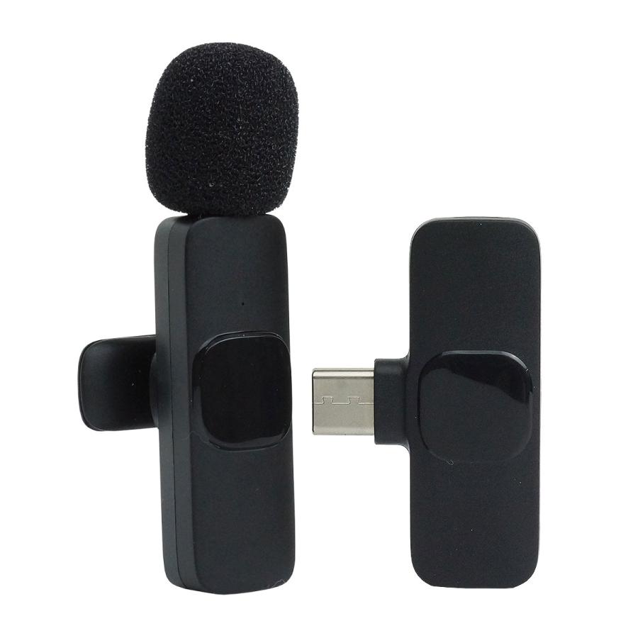 ピンマイク ワイヤレス Type-C レシーバー付属 無指向性 全指向性