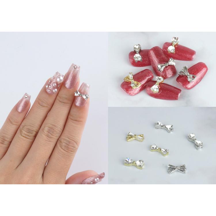 ネイルパーツ りぼん 立体 3D セルフネイル ワンポイント ネイル