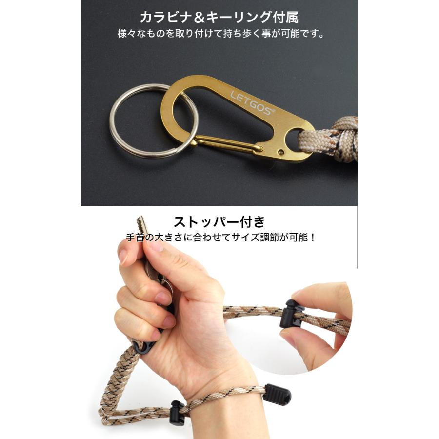 カメラ ストラップ パラコード アウトドア キャンプ キーホルダー