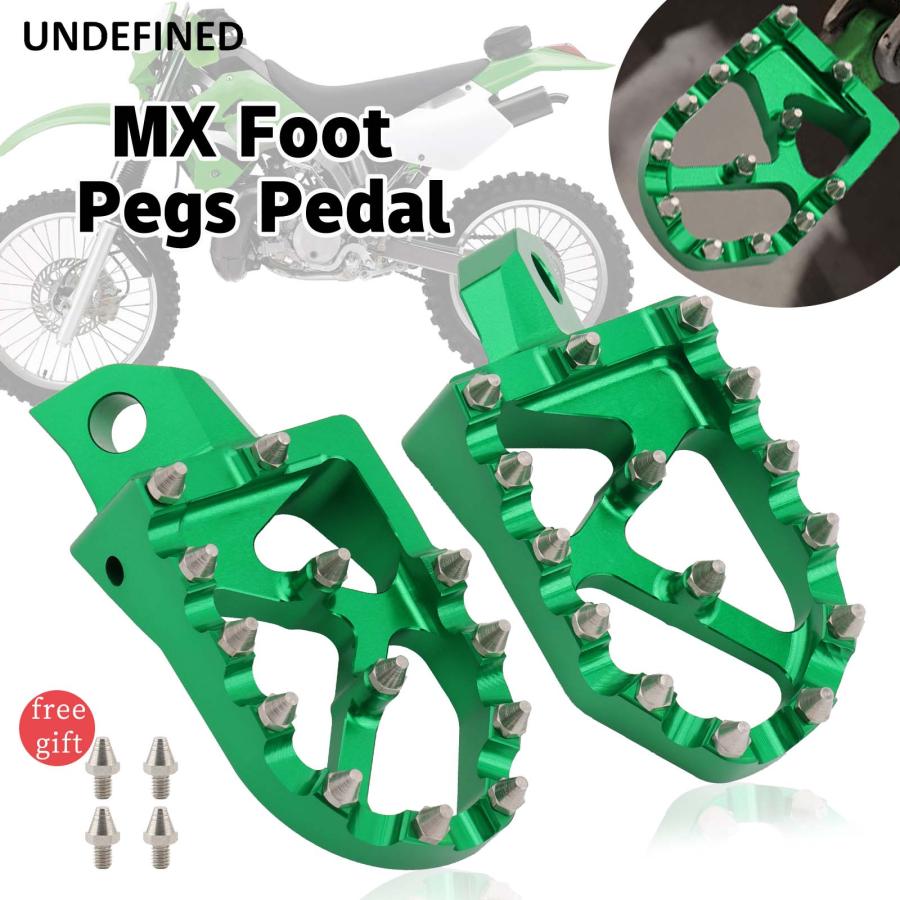 バイクフィート ペグ footpegs フットレストカワサキ kdx200 kdx220 kdx250 kdx200 220 250 kx125 kx250 kx500 kx 125 250