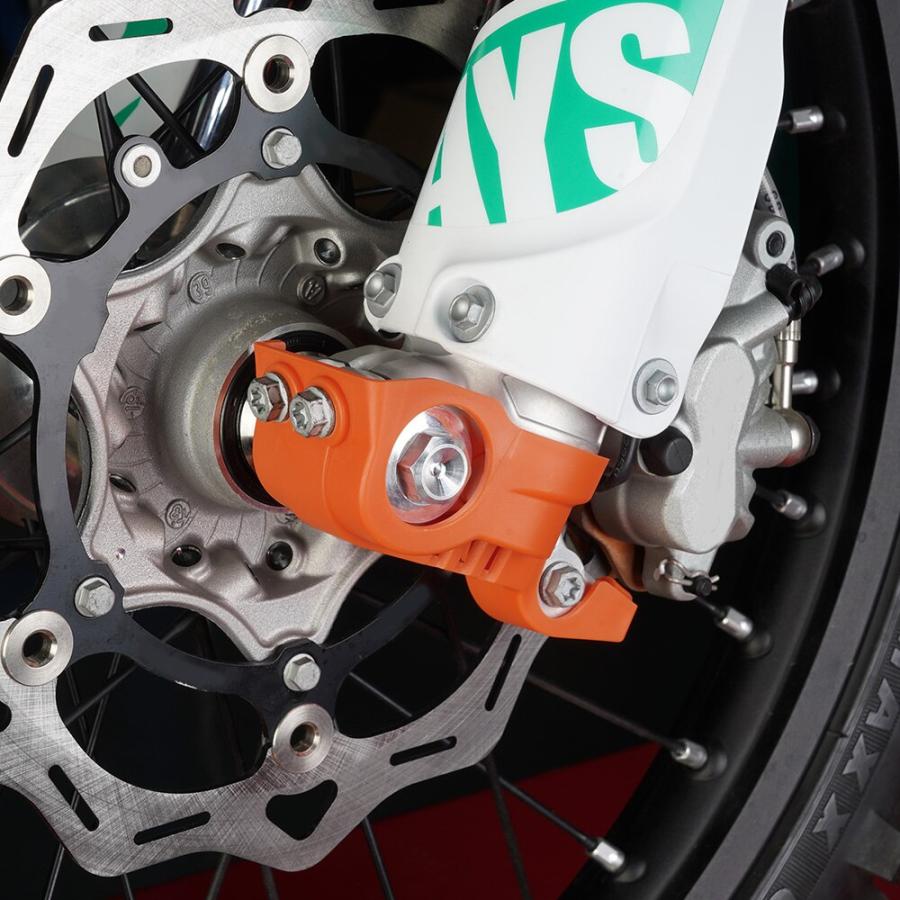 KTM バイク用フォークシューズカバーガードプロテクターキット 125 200 250 300 350 450 500 XC XCF XCW SX SXF EXC EXCF TPI 6D 2016-2022｜calore｜07