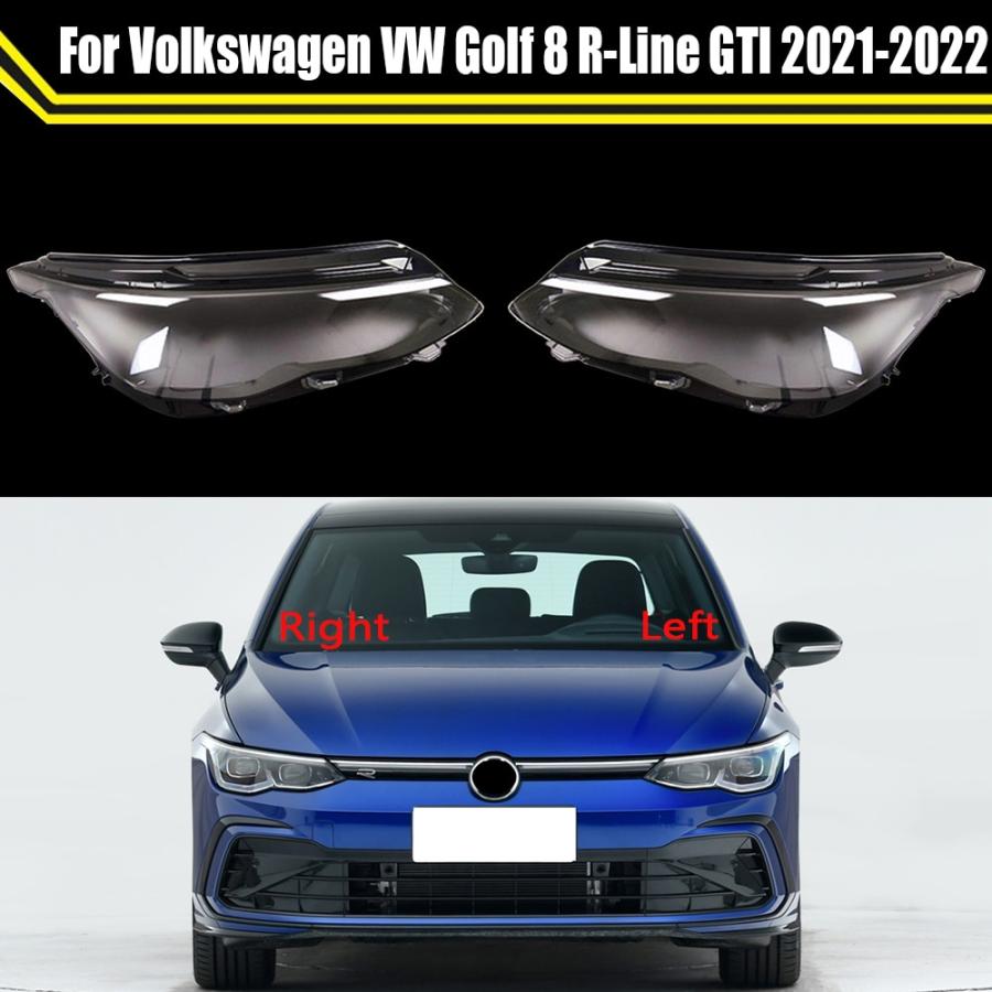 フォルクスワーゲン VW ゴルフ 8 R ライン GTI 2021年 2022 年自動 LAMPCOVER ライト  ガラスシェルヘッドライトキャップヘッドライト レンズ カバー : 08d2329 : Calore - 通販 - Yahoo!ショッピング