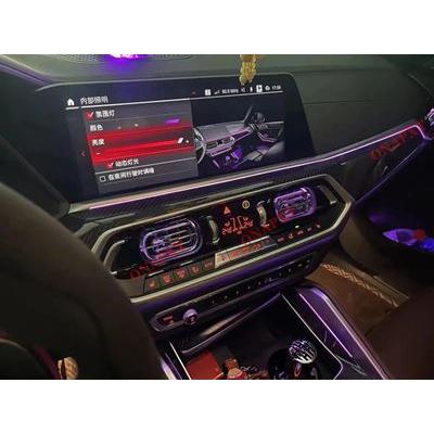 BMW X5 G05 2018-2022 LEDカーエアベントタービンアウトレットノズル 発光アンビエントライト ムードネオンランプ｜calore｜06