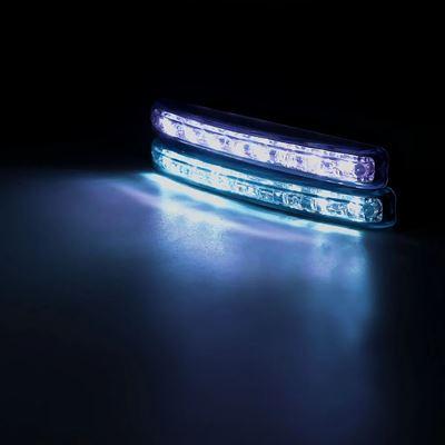 LED デイライト ピラニアビード白フォグライト ストロボ ライト 8 DRL ライト バーパーキング 12V DC ヘッド ランプ｜calore｜05