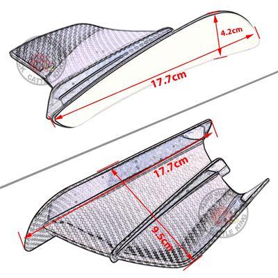 カワサキ ニンジャ用空力バイク 二輪ウィングキット ZX-11ZG1000 ER500R GZ500S ZXR400 ZR750 ZXR75｜calore｜09