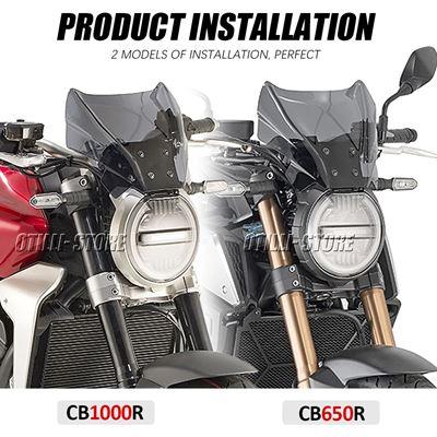 ホンダ CB1000R 2018 - 2020 CB650R 2019 2020 ウインドスクリーン ウインドディフレクター ブラケット付 CB｜calore｜07