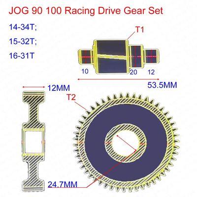 最終レーシングギア ジョグ50 100 1P40QMB 1P50QMG スクーター｜calore｜05