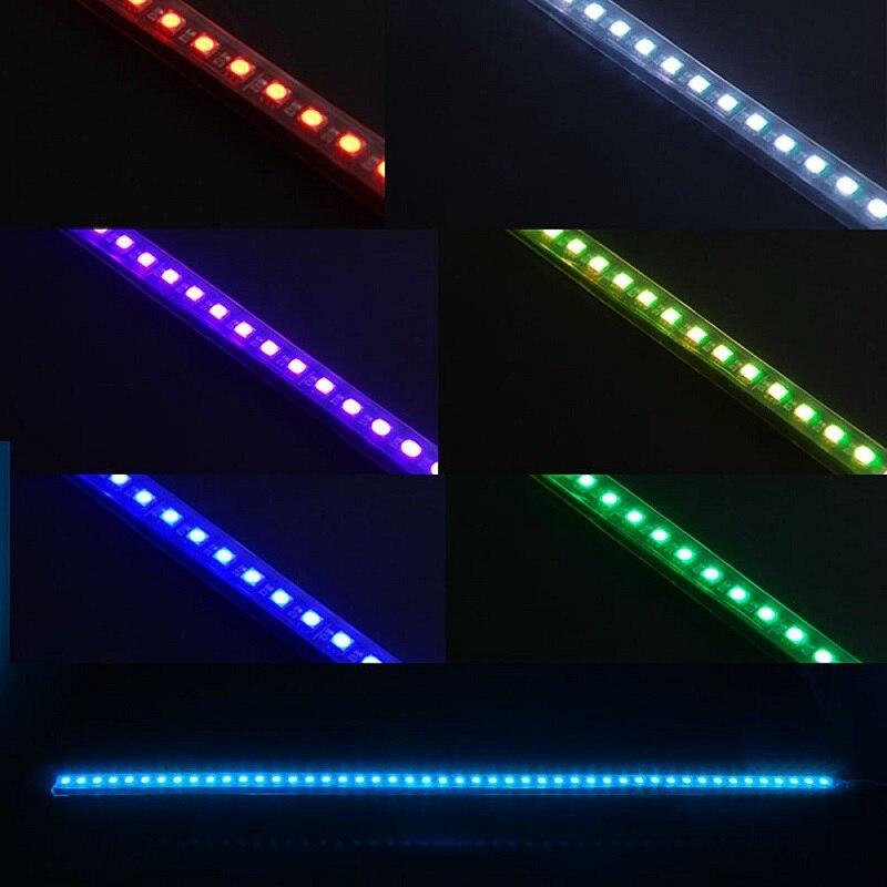 ナイトライダー用RGB48 LEDストリップライト 7色 装飾ライト リモコン付きバー ハザード灯｜calore｜06