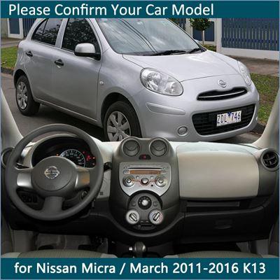 日産 ミクラマーチK13 20112012 2013 2014 2015 2016用ダッシュボードカバーマット インテリアサンダッシュボード｜calore｜05